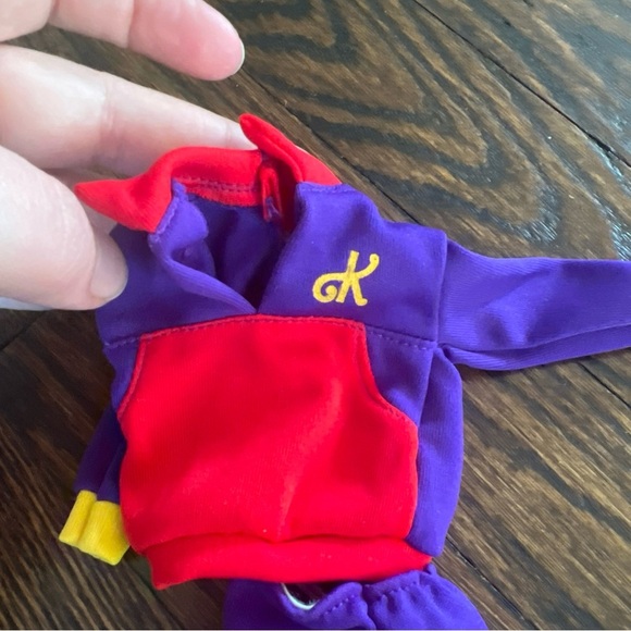 Barbie Ken Active Wear 1991 Purple Jogging Outfit Clothes Mattel K348 - Picture 3 of 6
